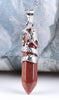 Image of Irregular Quartz Healing Chakra Crystal Necklace Pendant