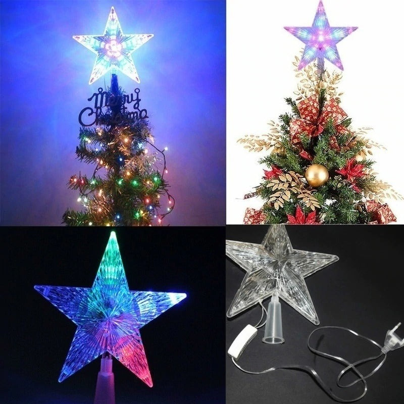 Color Changing Led Tree Topper Color Changing Rotating Lighted Tree Toppers – Wanda Supply