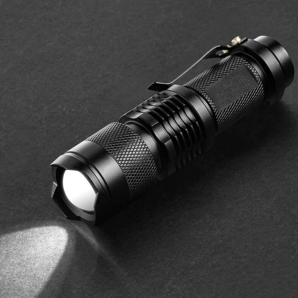 Military Tactical Flashlight Torch CREE XML T6 Zoomable Led