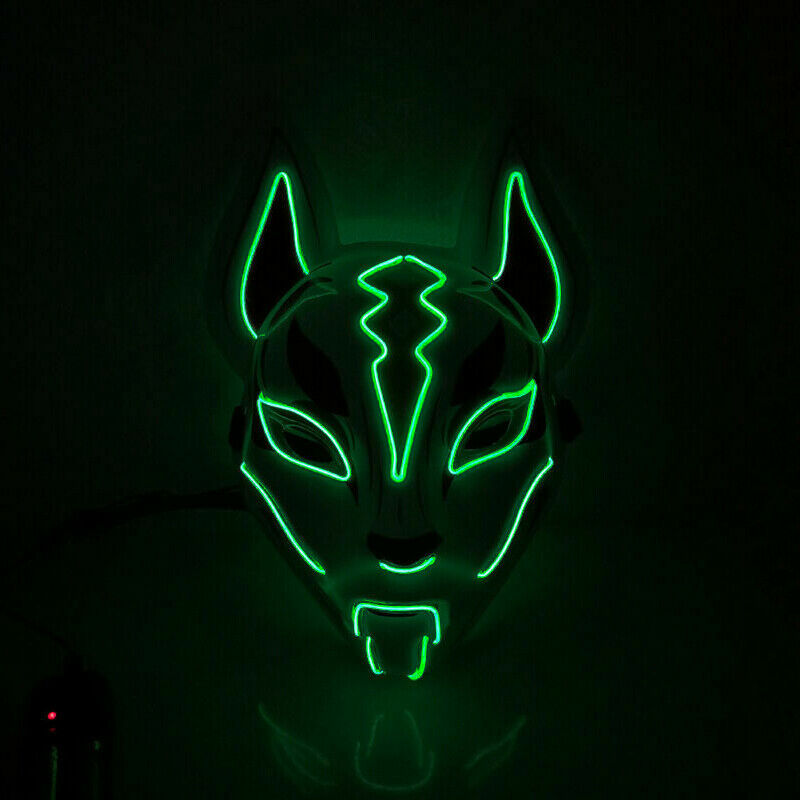Fox Drift LED Halloween Mask Light Mask for Party
