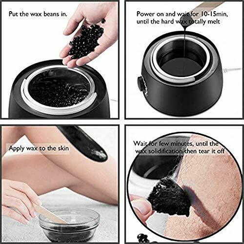 Waxing Kit, Wax Warmer for Women and Men, Painless Hair Removal Home Waxing Set, 2 Bag