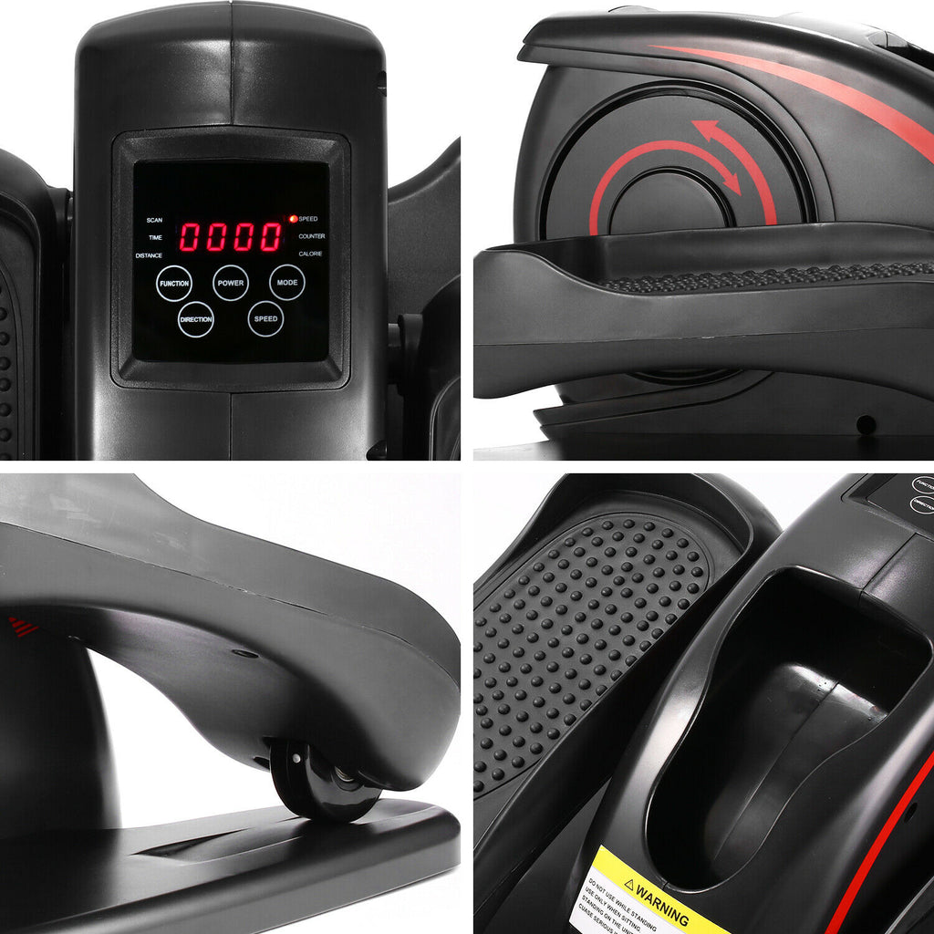 Under Desk Bike Elliptical Trainer Machine Under Desk Cycle Indoor Mini Pedal Exerciser