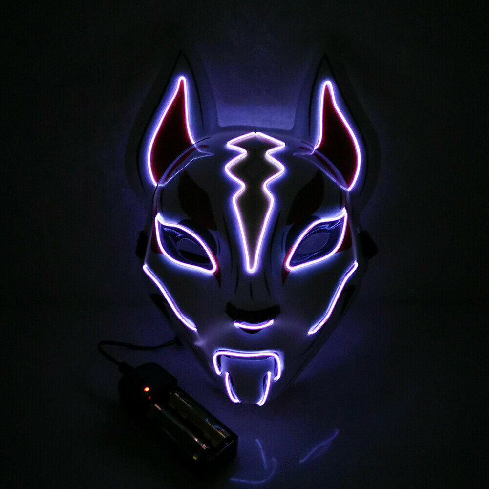 Fox Drift LED Halloween Mask Light Mask for Party