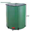 Image of 50 Gallon Portable Raind Barrel Rain Water Collector with Spigot Filter