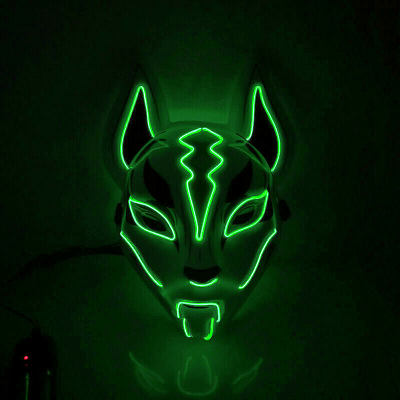Fox Drift LED Halloween Mask Light Mask for Party