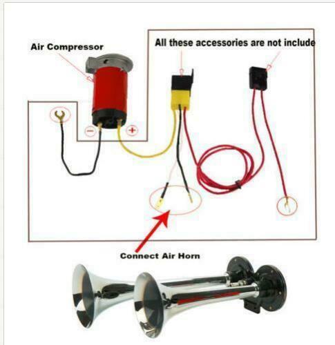 150 DB Train Horn for Truck and Cars | Train Horn with Air Compressor