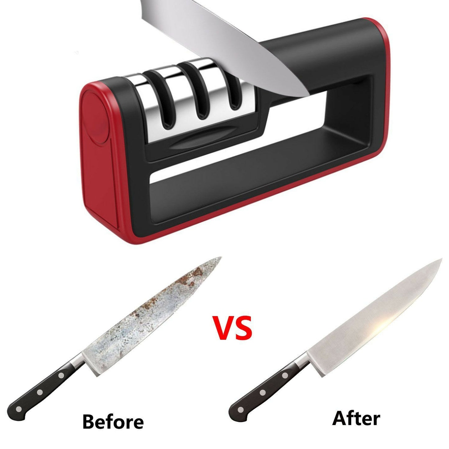 Knife Sharpener Professional Ceramic Tungsten Kitchen Sharpening