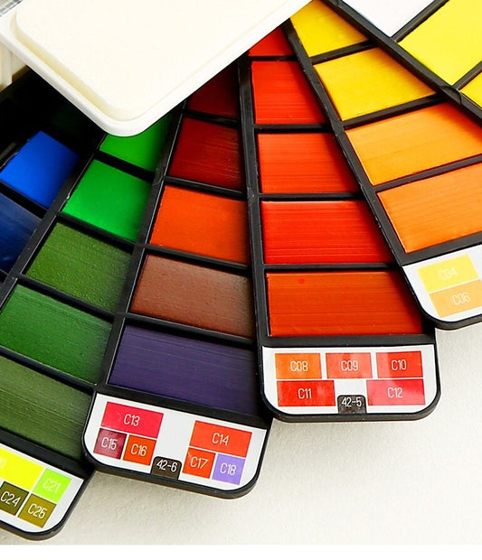 Foldable Watercolor Paint Set, Painting For Kids, Art Kits For Kids,