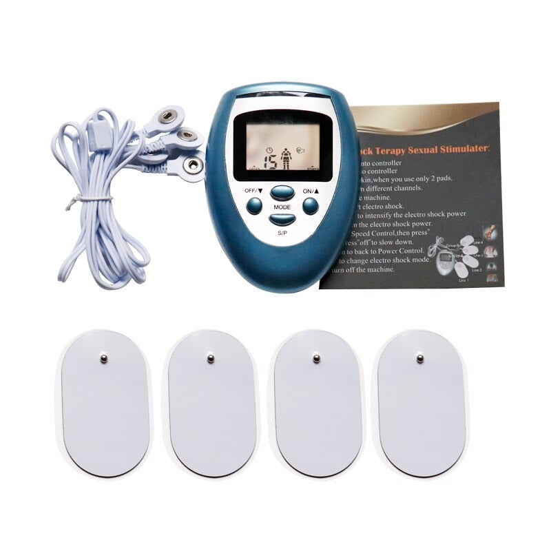 4 Pcs Pad Body Therapy Electronic Pulse  Massager