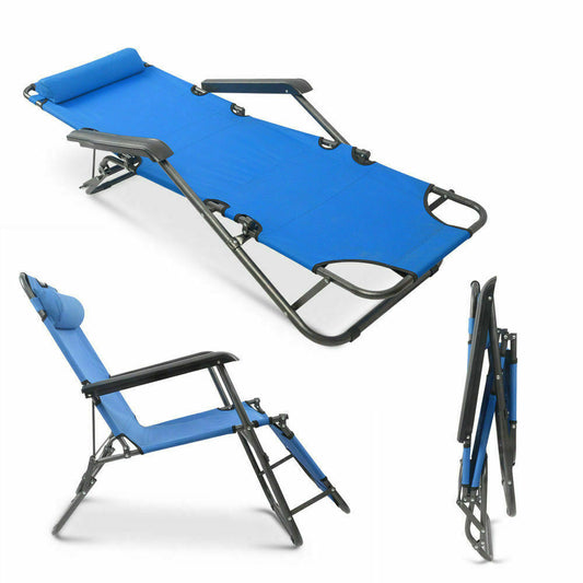 Outdoor Folding Chaise Lounge Lounge Chair