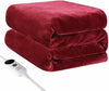 Image of Electric Heated Blanket Plush Throw Blanket Fast Heating Pain Relief 50x60
