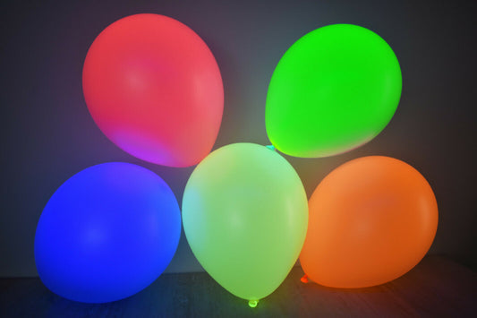 Blacklight Party Balloons That Glow in The Dark Under Blacklight