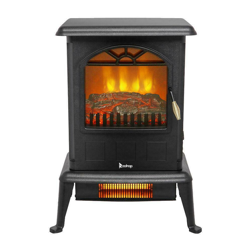 1500W Portable Electric Fireplace Space Heater