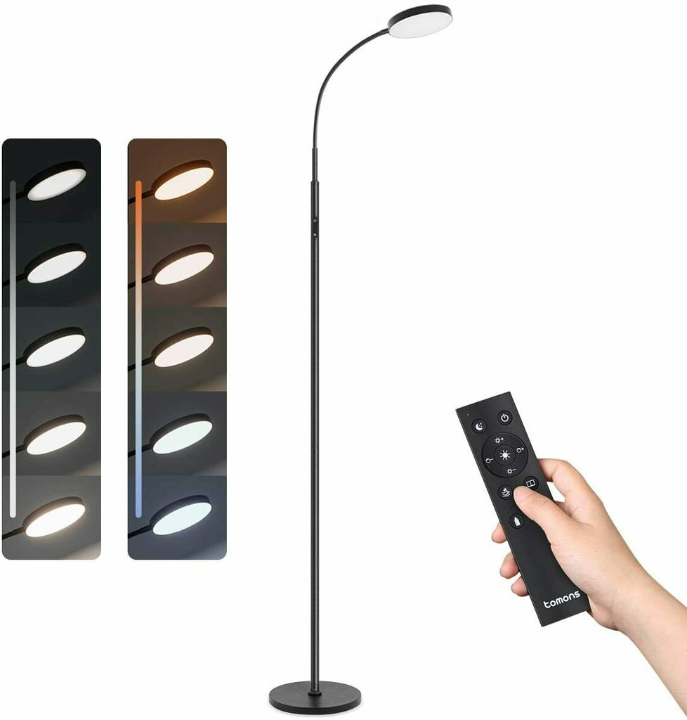 Dimmable LED Floor Lamp with Stepless Dimming