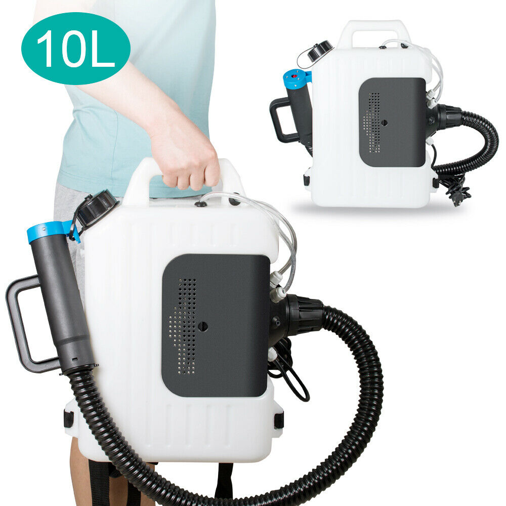 10L ULV Fogger Machine Sprayer Backpack Electric Fogging Disinfection 1200W