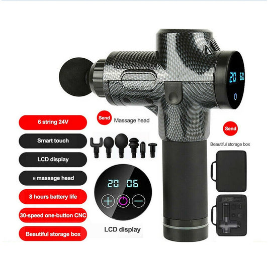 Massage Gun Cordless, Percussion Muscle Massager, Rechargeable Vibration