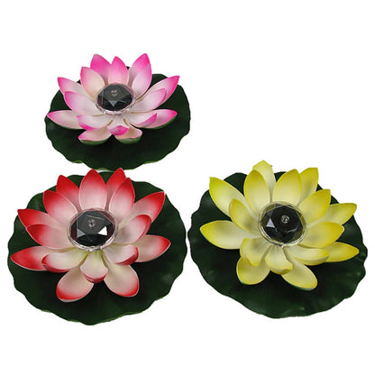 Floating Lotus Flower Solar Pool Lights