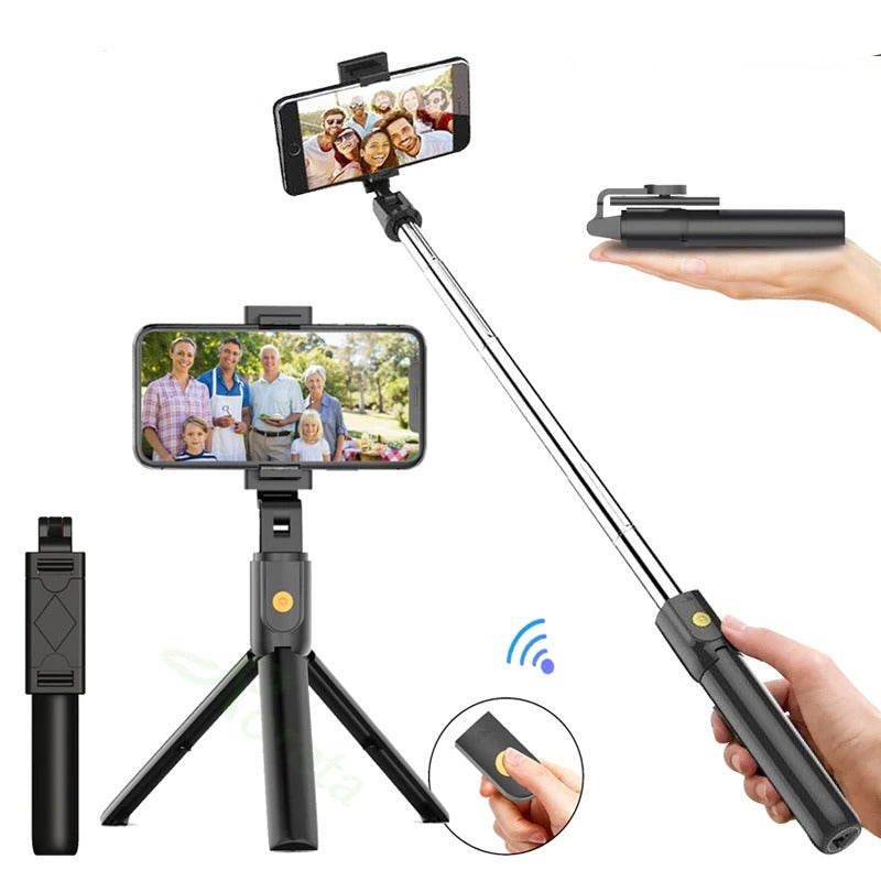 3 in 1 Wireless Bluetooth Selfie Stick Foldable Mini Tripod