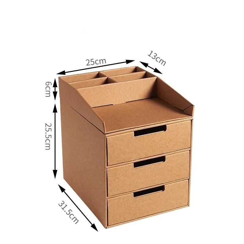 Paper Type File Box Desktop Storage Cabinet