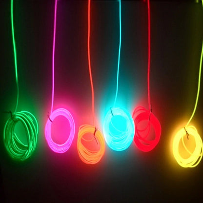 5m 3V Flexible Neon Rope Lights Glow W/ remote