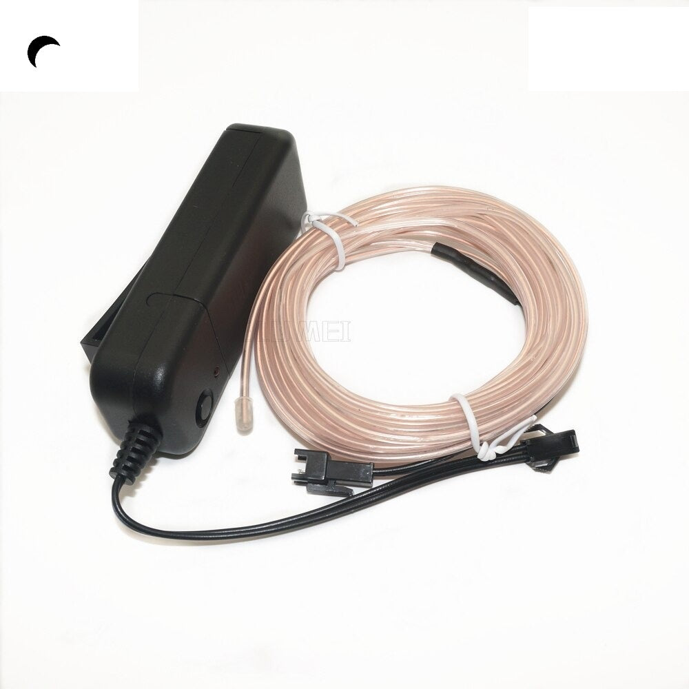 5m 3V Flexible Neon Rope Lights Glow W/ remote