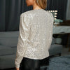 Image of Sequin Jackets Women Glitter Long Sleeve