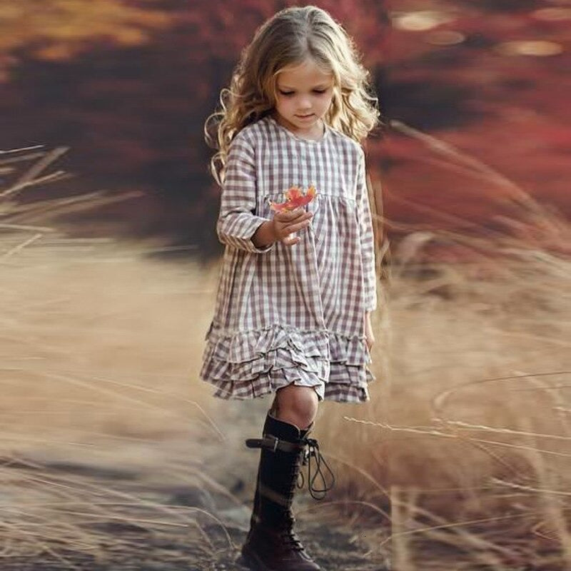 Black and White Toddler Dress