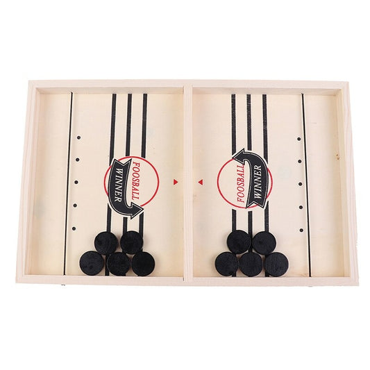 Wooden Sling Puck Game