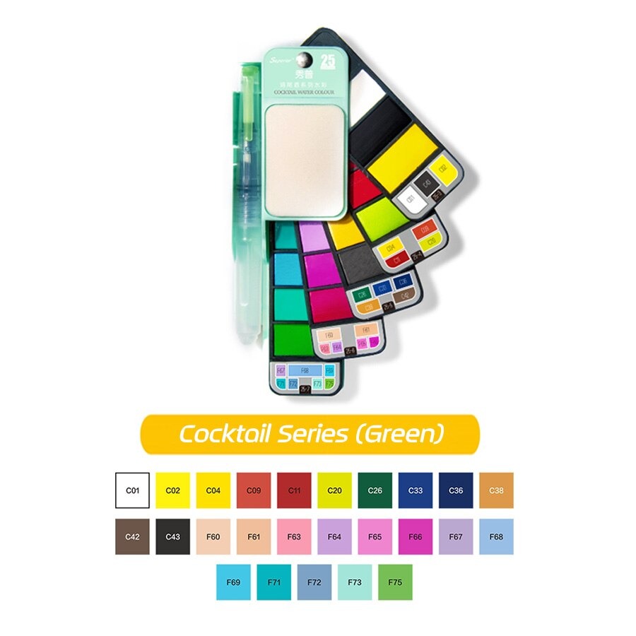 Foldable Watercolor Paint Set, Painting For Kids, Art Kits For Kids,