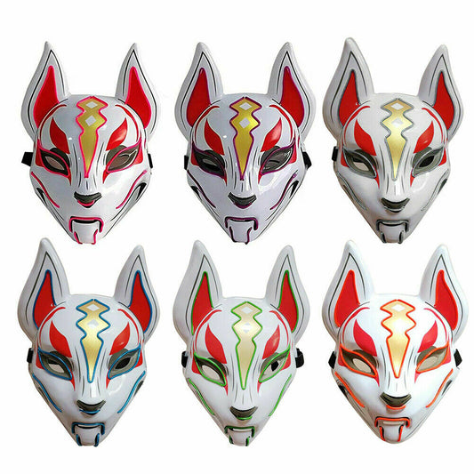 Fox Drift LED Halloween Mask Light Mask for Party