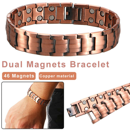 Magnetic Therapy Bracelet Pure Copper Bracelet for men