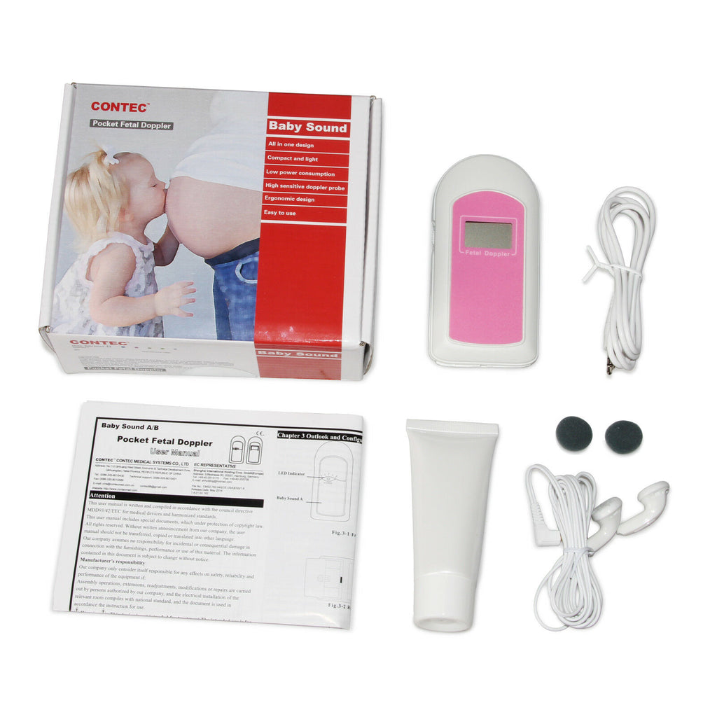 Pocket fetal heartbeat Doppler Home Pregnancy Fetal Heartbeat Monitor