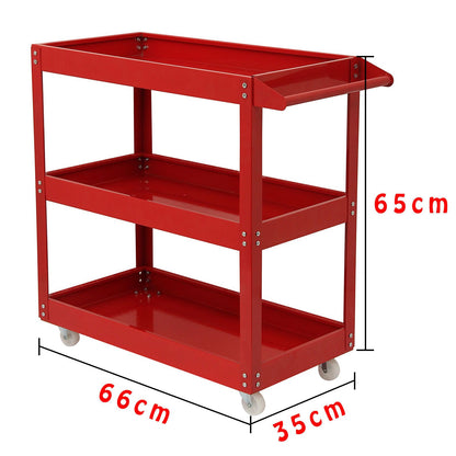 3 Level 4 Wheel Trolley Cart