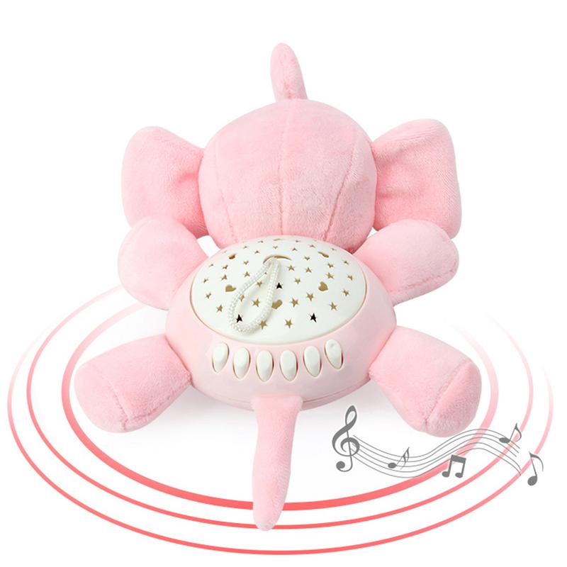 LED Baby White Noise Sound Machine Stuffed Animal