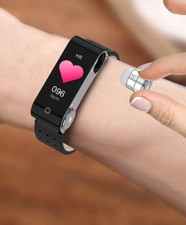 3 in 1 Smart Watch with Earbuds and Blood Pressure Monitor