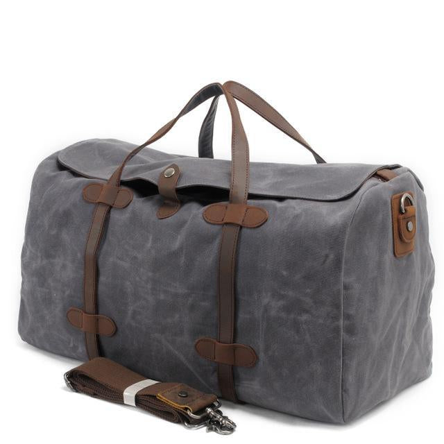 Waterproof Waxed Canvas Duffel Handbag Weekend Bag