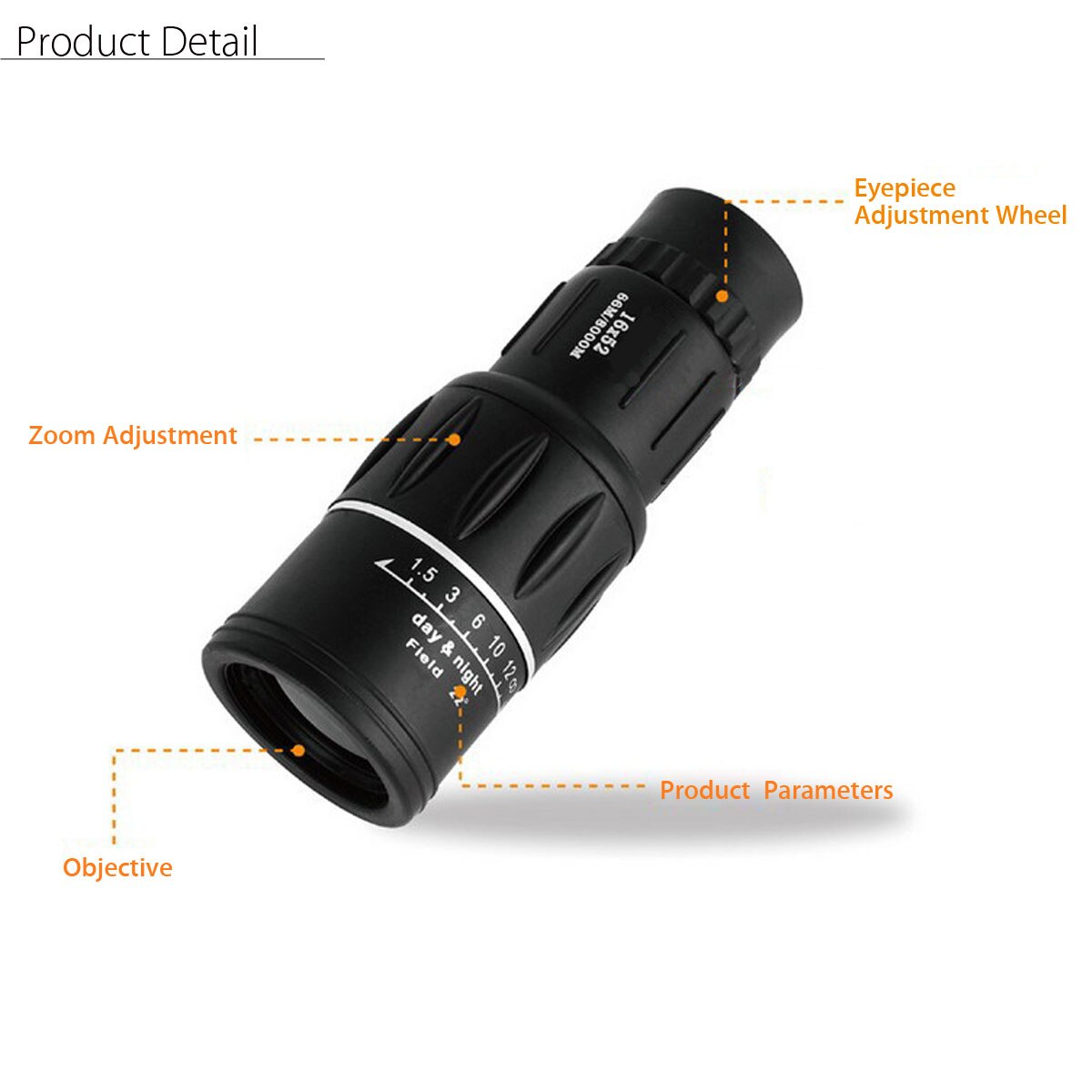 Hiking Monocular Digital Binocular Lens Camera HD