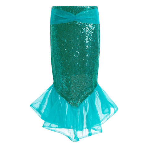 Mermaid Tails for Kids Costume Top & Skirt