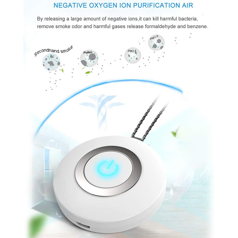 Air Purifier Necklace - Personal Air Purifier Necklace