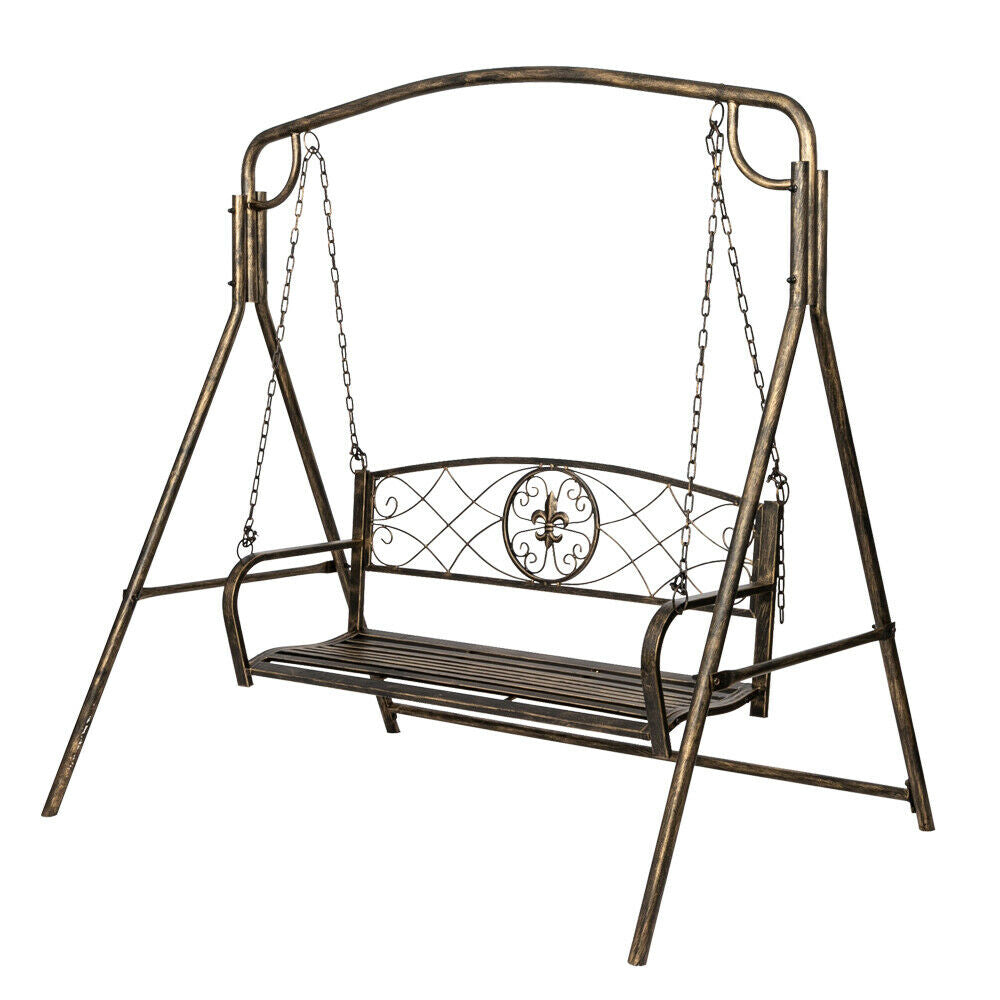 Metal Porch Frame Swing Frame Double Swing Bench