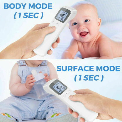 In Stock Touch Free Infrared Forehead Thermometer - For Adults and Kids