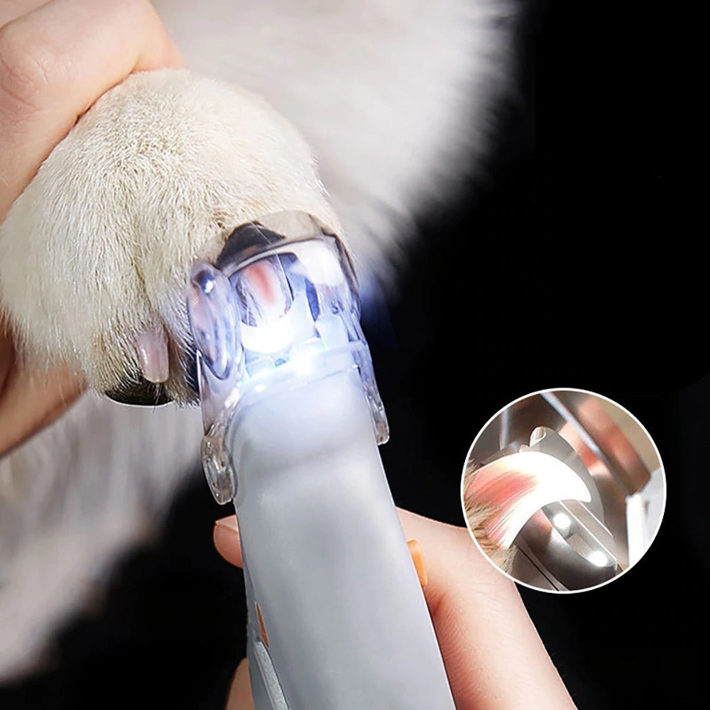 Nail Trimmer for Dogs Nail Clippers LEd Scissors