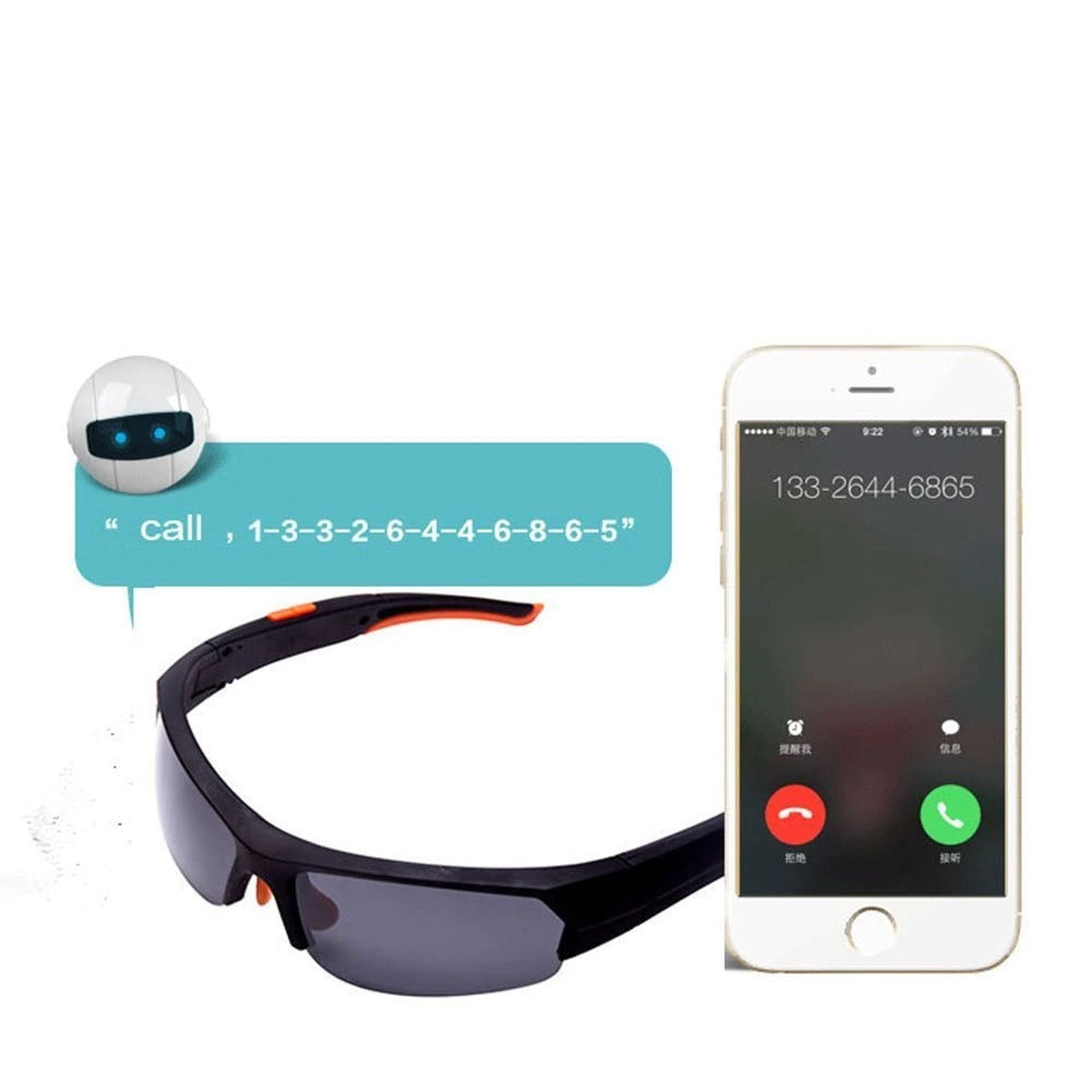 Eye Glasses with HD Built-In Camera Smart Mini Camera Glasses