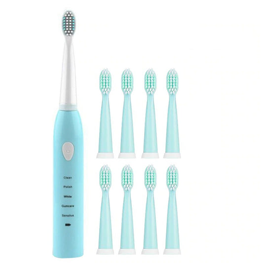 Rechargeable Sonic Electric Toothbrush with Replacement Heads