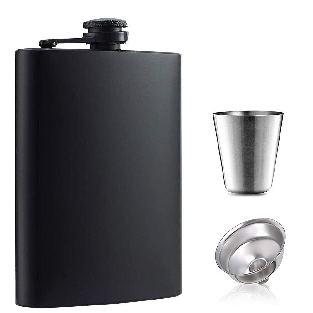 8oz Portable Stainless Steel Hip Flask