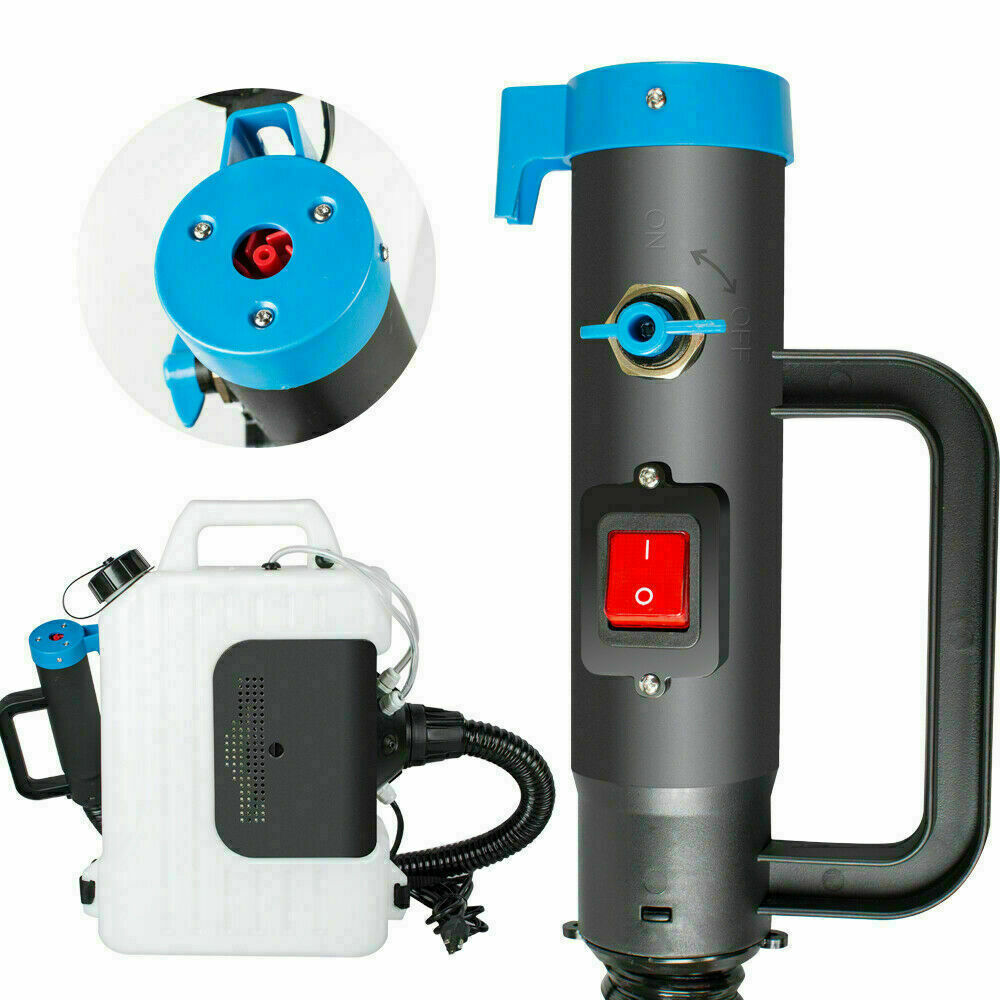 10L ULV Fogger Machine Sprayer Backpack Electric Fogging Disinfection 1200W