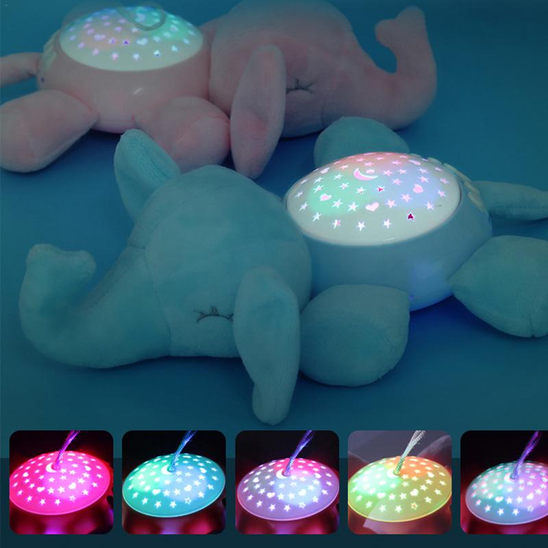 LED Baby White Noise Sound Machine Stuffed Animal