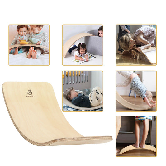 Wooden Wooble Balance Rocker Board