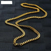 Image of Mens Gold Curb Chain Necklace