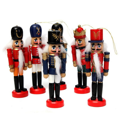 6 Pcs Wooden Nutcracker